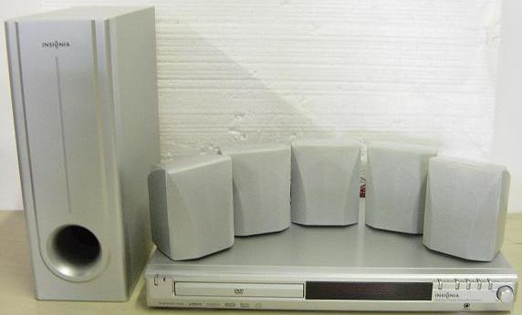 INSIGNIA 200W 5.1-CH HOME THEATER SYSTEM PRO.SCAN DVD